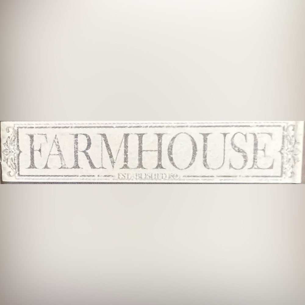 Iron Orchid Designs “Retired” Art Decor “Farmhouse” Transfer